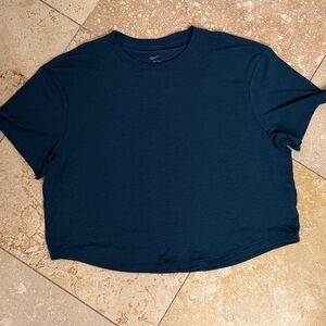 Nike Women's Dark Blue Short Sleeve Tee